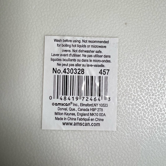 ⛄️AMSCAN: Large round snowman & cardinal theme serving platter, preowned. - Picture 7 of 7